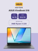 Ноутбук Asus M3607HA-SH190 16" 1920x1200 (WUXGA), 90NB16F1-M00B10