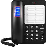 Проводной телефон Texet TX-234 чёрный, 127217