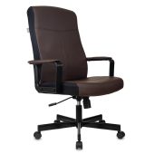 Кресло для руководителей БЮРОКРАТ DOMINUS коричневый, эко.кожа, DOMINUS-BR