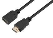 Фото Видео кабель GOPOWER HDMI (M) -> HDMI (F) 0.5 м, 00-00030094