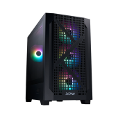 Корпус XPG LANDER 300 Midi Tower Без БП чёрный, LANDER300MAA-BKCWW