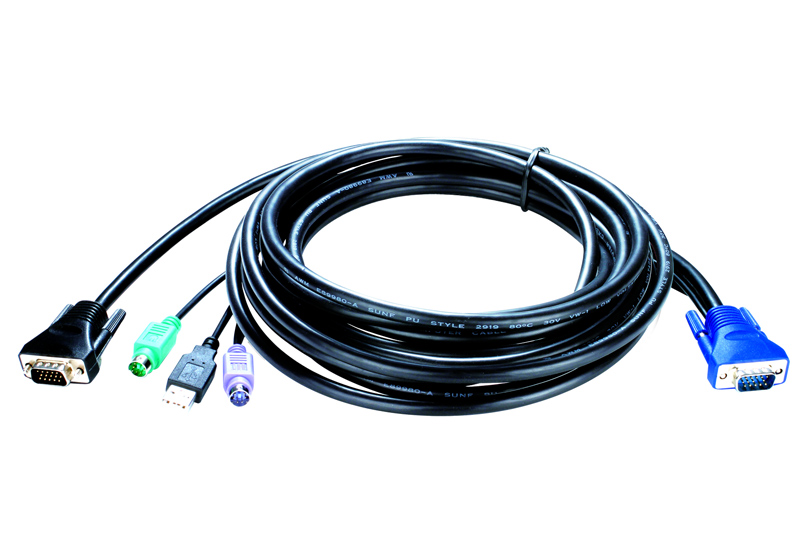 Картинка - 1 KVM-кабель D-Link 5м, KVM-403
