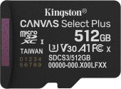 Фото Карта памяти Kingston Canvas Select Plus microSDXC UHS-I Class 3 C10 512GB, SDCS3/512GBSP