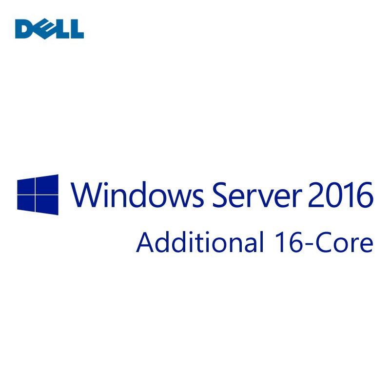 Доп. лицензия на 16 ядер Dell Windows Server 2016 Standard ROK Бессрочно, 634-BJQV