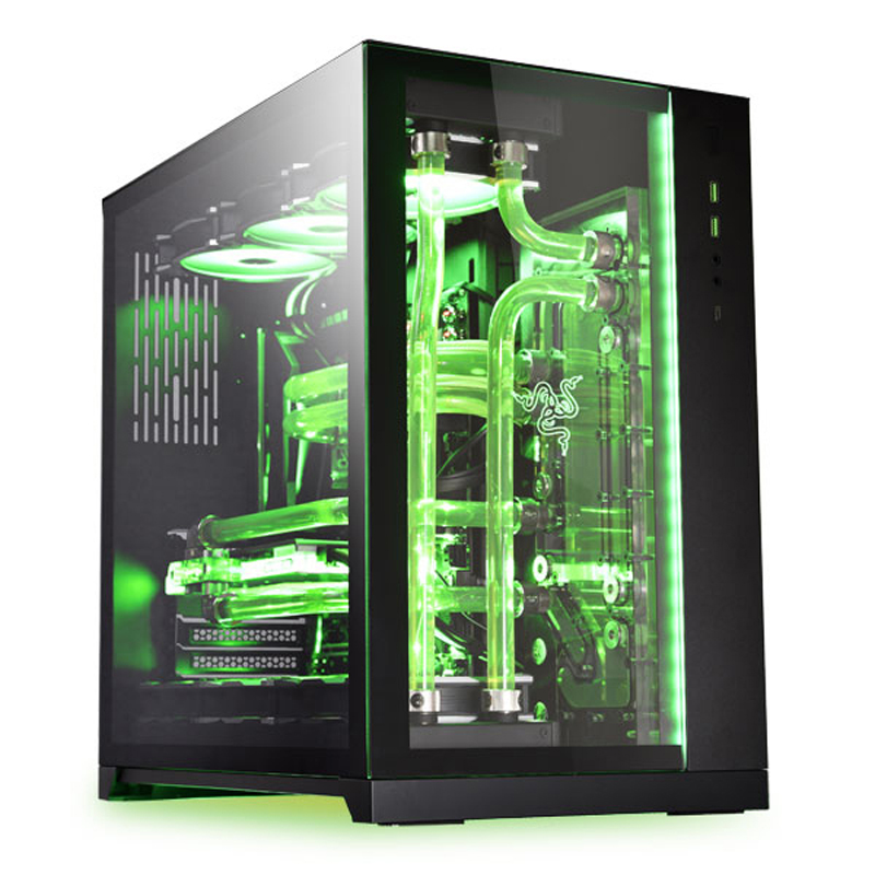 Пк эдишн. Lian li PC-o11 Dynamic Razer Edition. Lian li 011 Dynamic Razer Edition. Lian li PC-o11 Razer Edition. Корпус Lian li PC-o11 Dynamic.