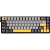 Клавиатура механическая AULA WIN68HE MAX Проводная чёрно-оранжевый, 6978080504098