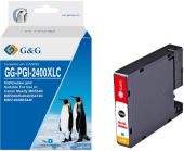 Картридж G&G PGI-2400XLC Струйный Голубой 20мл, GG-PGI-2400XLC