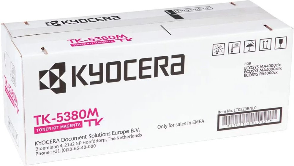 Тонер-картридж Kyocera TK-5380M Лазерный Пурпурный 10000стр, 1T02Z0BNL0