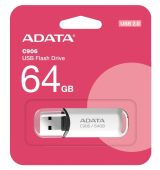 USB накопитель ADATA Classic C906 USB Type A (USB 2.0) 64 ГБ, AC906-64G-RWH