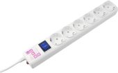 Сетевой фильтр Power Cube SPG6-16-1,9M 1.9 м белый, SPG6-16-1,9M