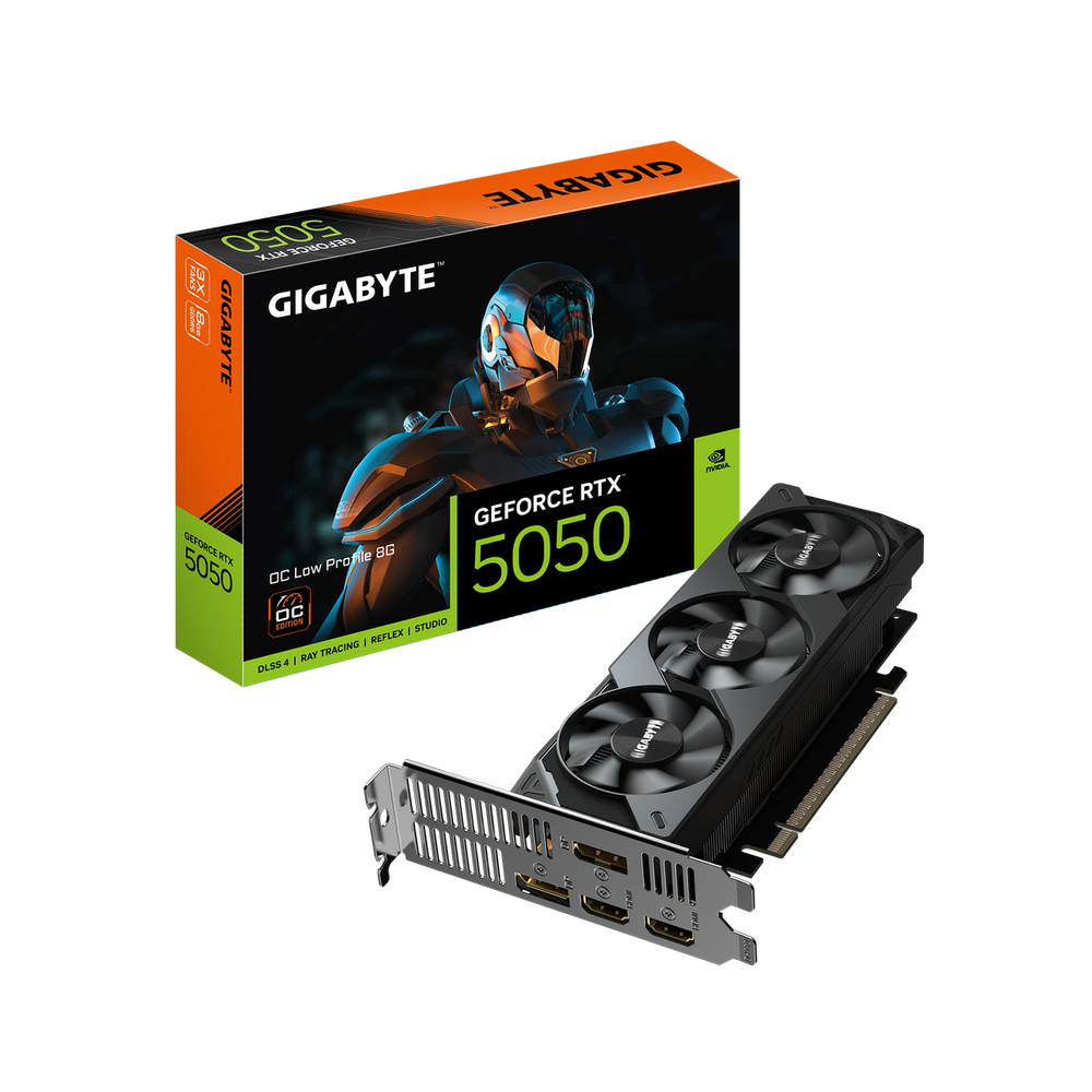 Видеокарта Gigabyte NVIDIA GeForce RTX 5050 OC GDDR6 8GB, GV-N5050OC-8GL