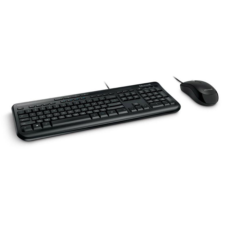 Картинка - 1 Комплект Клавиатура/мышь Microsoft 600 Проводной Чёрный, APB-00011