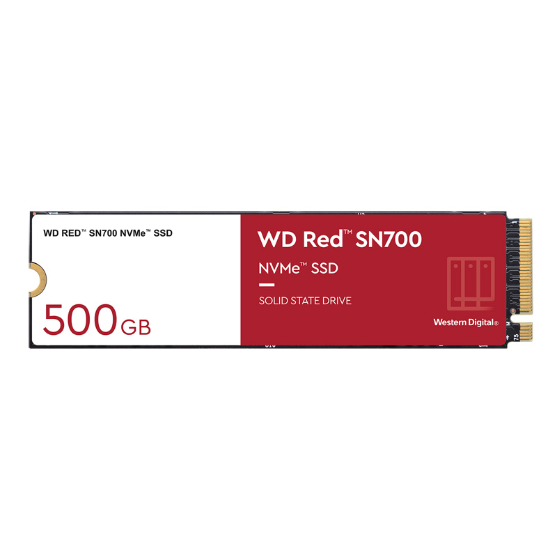 Картинка - 1 Диск SSD WD Red SN700 M.2 2280 500GB PCIe NVMe 3.0 x4, WDS500G1R0C
