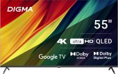 Телевизор Digma DM-LED55UQB31 55&quot; 3840x2160 (4K) чёрный, DM-LED55UQB31