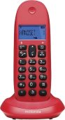 DECT-телефон MOTOROLA C1001LB+ красный, 107C1001CEREZA