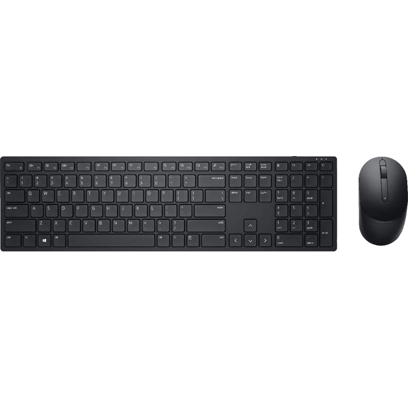 Картинка - 1 Комплект Клавиатура/мышь Dell KM5221W Беспроводной Чёрный, 580-AJRV