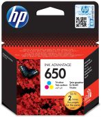 Картридж HP 650 Струйный Трехцветный, CZ102AE/AK