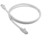 Патч-корд LANMASTER UTP кат. 6 белый 15 м, LAN-PC45/U6-15-WH