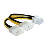 Фото Разветвитель питания  8-pin ATX Power -> 2 x 4-pin MOLEX (IDE Power) 0.15 м, CC-PSU-81