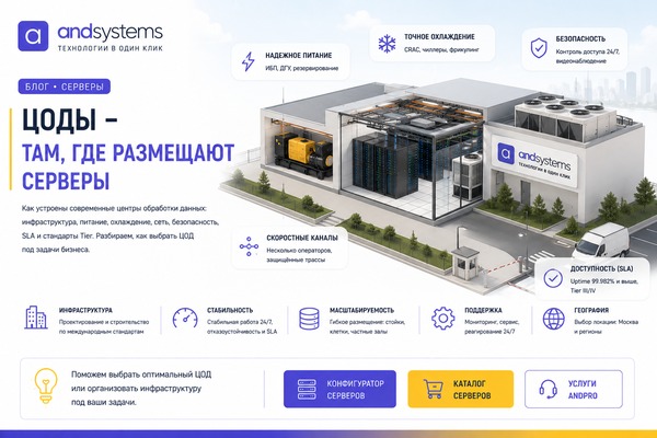 Архитектура и физическая инфраструктура ЦОД