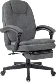 Кресло для руководителей БЮРОКРАТ CH-868MSG-BF серый, ткань, CH-868MSG-BF/3C1
