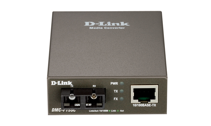 Картинка - 1 Медиаконвертер D-Link 100Base-TX-100Base-FX RJ-45-SC, DMC-F15SC/A1A