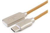 USB кабель Cablexpert USB Type A (M) -&gt; USB Type C (M) 1 м, CC-P-USBC02Gd-1M