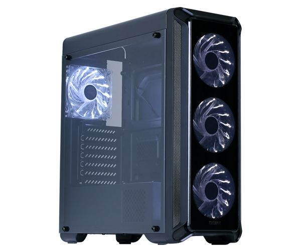 Корпус Zalman I3 EDGE Midi Tower Без БП чёрный, I3 EDGE