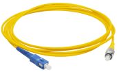 Оптический патч-корд LANMASTER 9/125 мкм жёлтый 2 м, TWT-SC-FC/SU-2.0