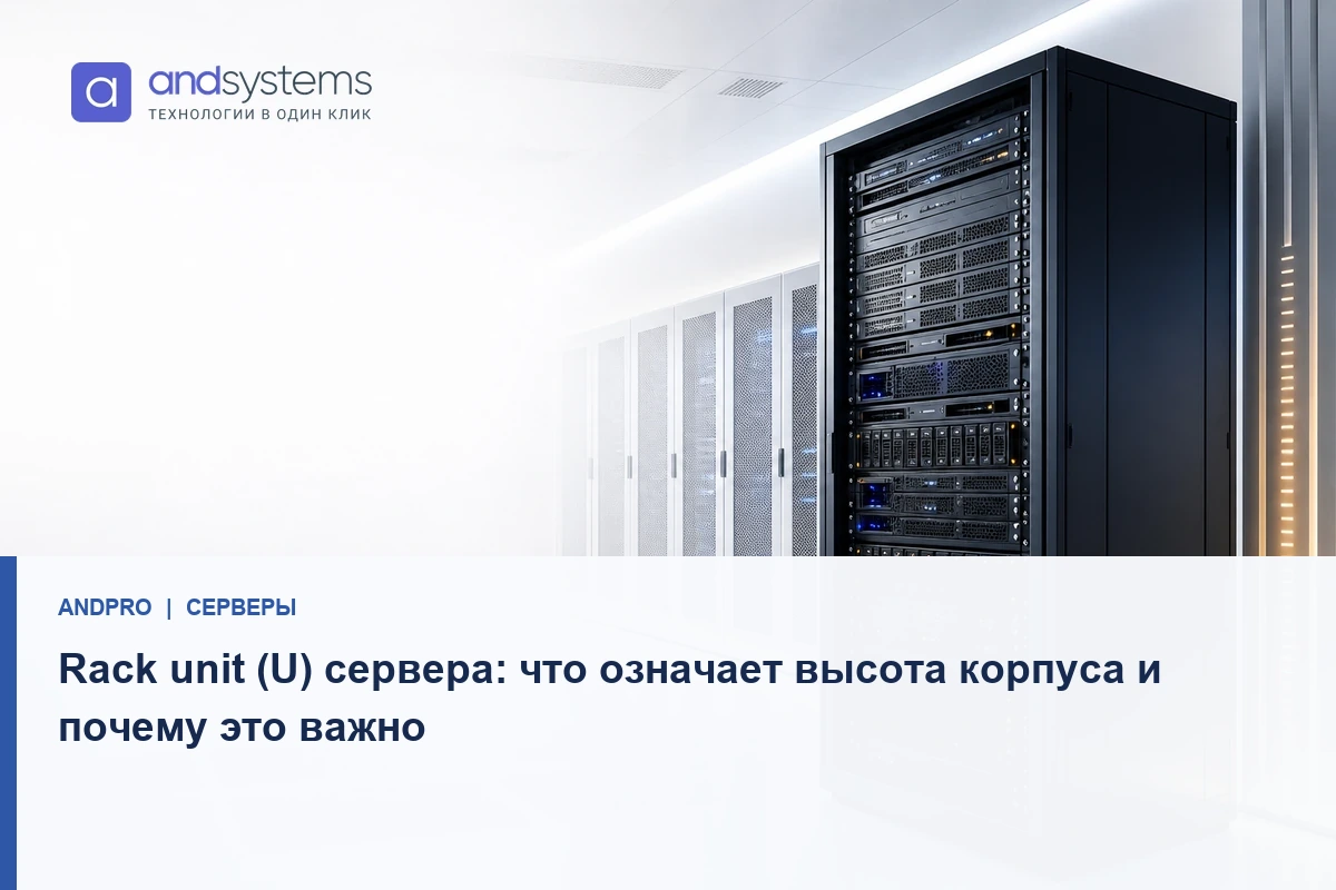 Rack unit (U) сервера: что означает высота корпуса и почему это важно