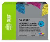 Картридж CACTUS C6657 Струйный Трехцветный 18мл, CS-C6657