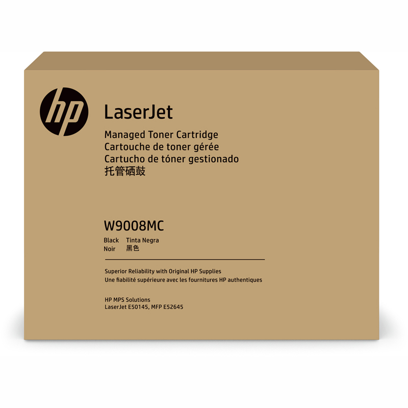 Тонер-картридж HP Managed Лазерный Черный 23000стр, W9008MC