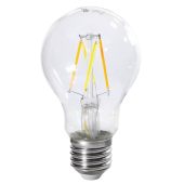Умная лампа GEOZON FL-01 E27, 500лм, свет - тёплый белый/белый, грушевидная, GSH-SLF01