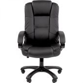 Фото Кресло для руководителей Chairman 600 чёрный, эко.кожа, 7158658