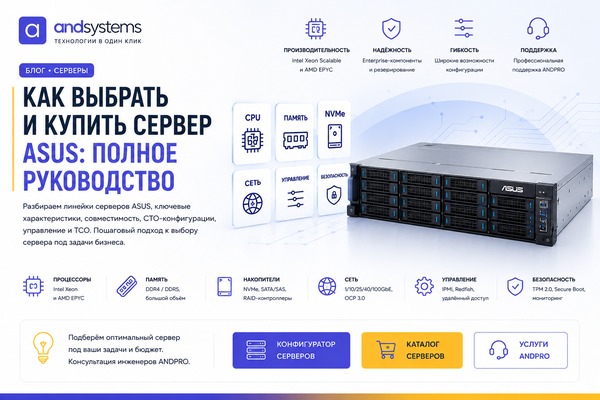 Как выбрать сервер ASUS: полное руководство