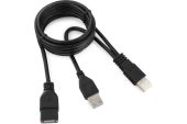 USB кабель Cablexpert USB Type A (F) -&gt; 2 x USB Type A (M) 1.8 м, CCP-USB22-AMAF-6