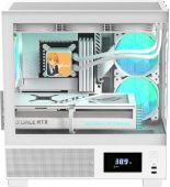Корпус Formula V Crystal E1M Midi Tower Без БП белый, Crystal E1M White