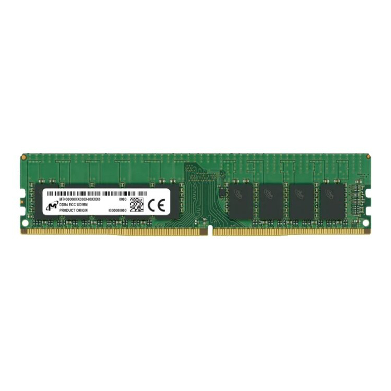 Картинка - 1 Модуль памяти Micron 16GB DIMM DDR4 ECC 3200MHz, MTA9ASF2G72AZ-3G2B1