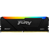 Модуль памяти Kingston FURY Beast RGB (Select Regions ONLY) 8 ГБ DIMM DDR4 3200 МГц, KF432C16BB2A/8W