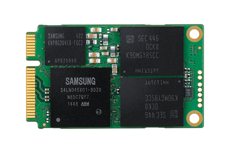 Картинка - 1 Диск SSD Samsung 850 EVO mSATA 500GB SATA III (6Gb/s), MZ-M5E500BW