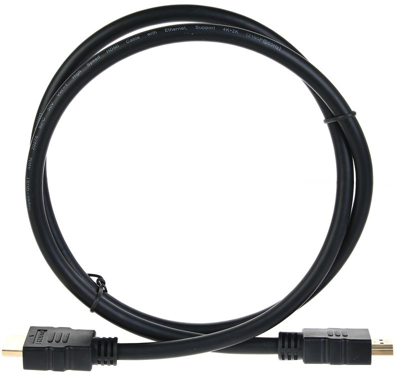 Видео кабель Aopen HDMI (M) -> HDMI (M) 1 м, ACG711-1M