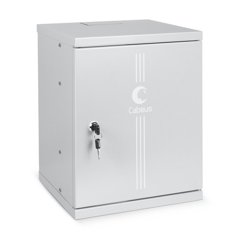 Настенный шкаф Cabeus WSC 10" 8U серый, WSC-8Um