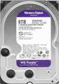 Вид Диск HDD WD Purple SATA 3.5" 6 ТБ, WD64PURZ