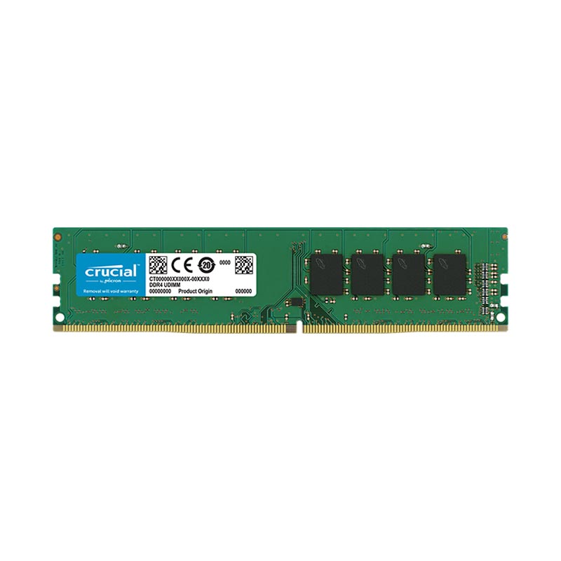 Картинка - 1 Модуль памяти Crucial by Micron 32GB DIMM DDR4 3200MHz, CT32G4DFD832A