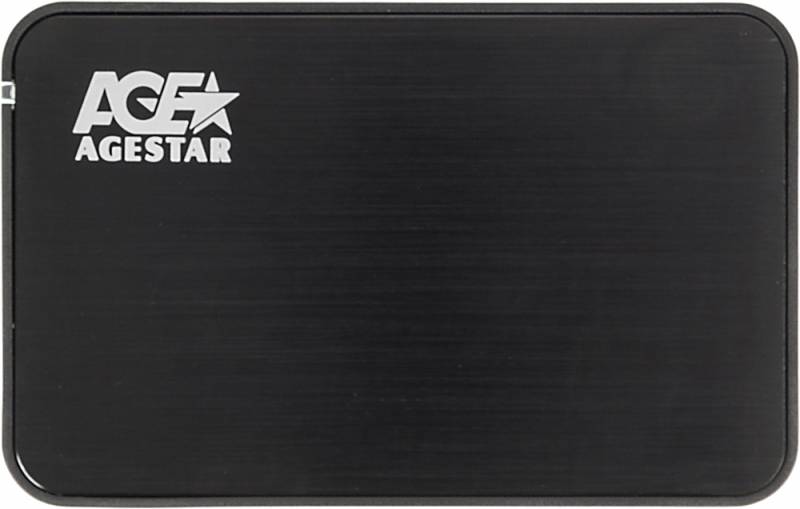 Внешний корпус для HDD/SSD AgeStar 3UB2 2.5" чёрный, 3UB2A8-6G (BLACK)