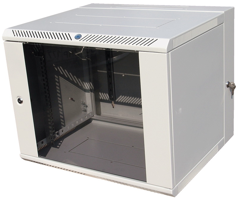 Картинка - 1 Настенный шкаф откидной ЦМО ШРН-3С 15U Ш600xГ520мм Серый, ШРН-3C-15.500