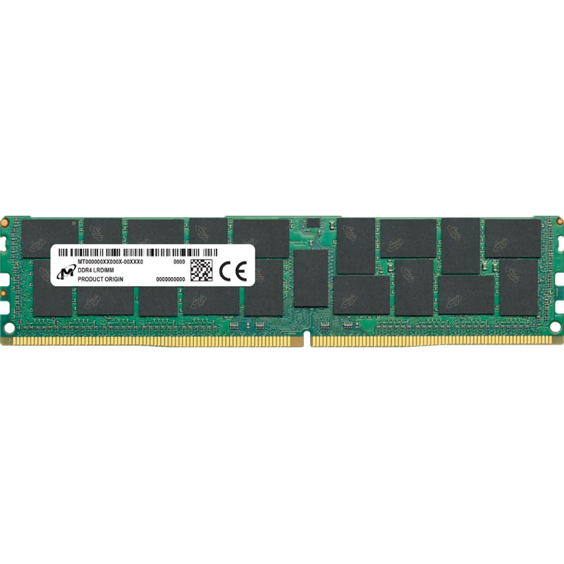 Картинка - 1 Модуль памяти Micron 128GB DIMM DDR4 LR 3200MHz, MTA72ASS16G72LZ-3G2B3