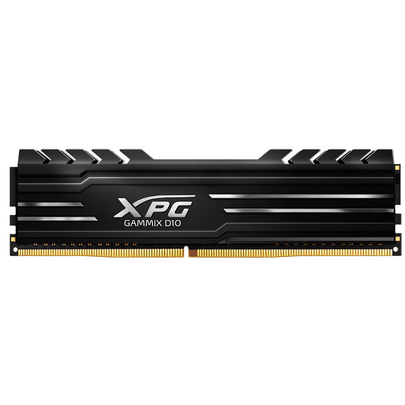 Картинка - 1 Модуль памяти ADATA XPG GAMMIX D10 Black Heatsink 16GB DIMM DDR4 3200MHz, AX4U320016G16A-SB10