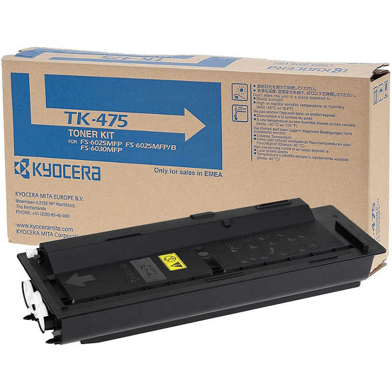 Картинка - 1 Тонер-картридж Kyocera TK-475 Лазерный Черный 15000стр, 1T02K30NL0