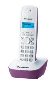 DECT-телефон Panasonic KX-TG1611RU бело-фиолетовый, KX-TG1611RUF